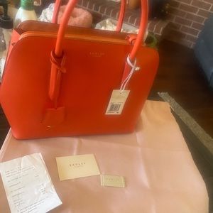 Radley London handbag/shoulder bag med red